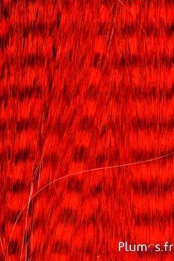 Extensions synthétiques - 40 cm, clip 3 couleurs - rouge